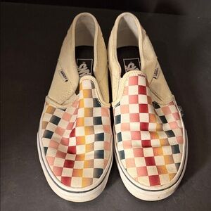 Vans Multicolor Checkerboard Slip-Ons